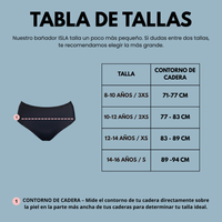 Braga de baño menstrual ISLA para adolescentes