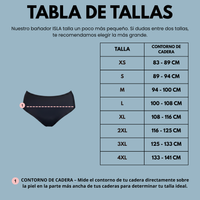 Braga de baño menstrual ISLA talle alto